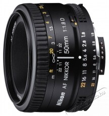 Nikon Nikkor 50mm f/1,8D AF objekt&iacute;v Fot&oacute;-Vide&oacute; kieg&eacute;sz&iacute;tők - Objekt&iacute;v - Fix f&oacute;kusz&uacute; objekt&iacute;v - 250787