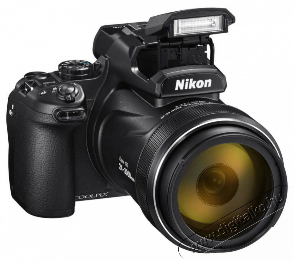 Nikon COOLPIX P1100, fekete F&eacute;nyk&eacute;pezőg&eacute;p / kamera - Ultrazoom f&eacute;nyk&eacute;pezőg&eacute;p - K&ouml;zepes m&eacute;retű - 520086