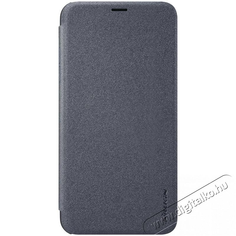 NILLKIN NL164741 Sparkle Logo iPhone XS Max fekete oldalra ny&iacute;l&oacute; tok Mobil / Kommunik&aacute;ci&oacute; / Smart - Mobiltelefon kieg&eacute;sz&iacute;tő / tok - Tok / h&aacute;tlap - 427788