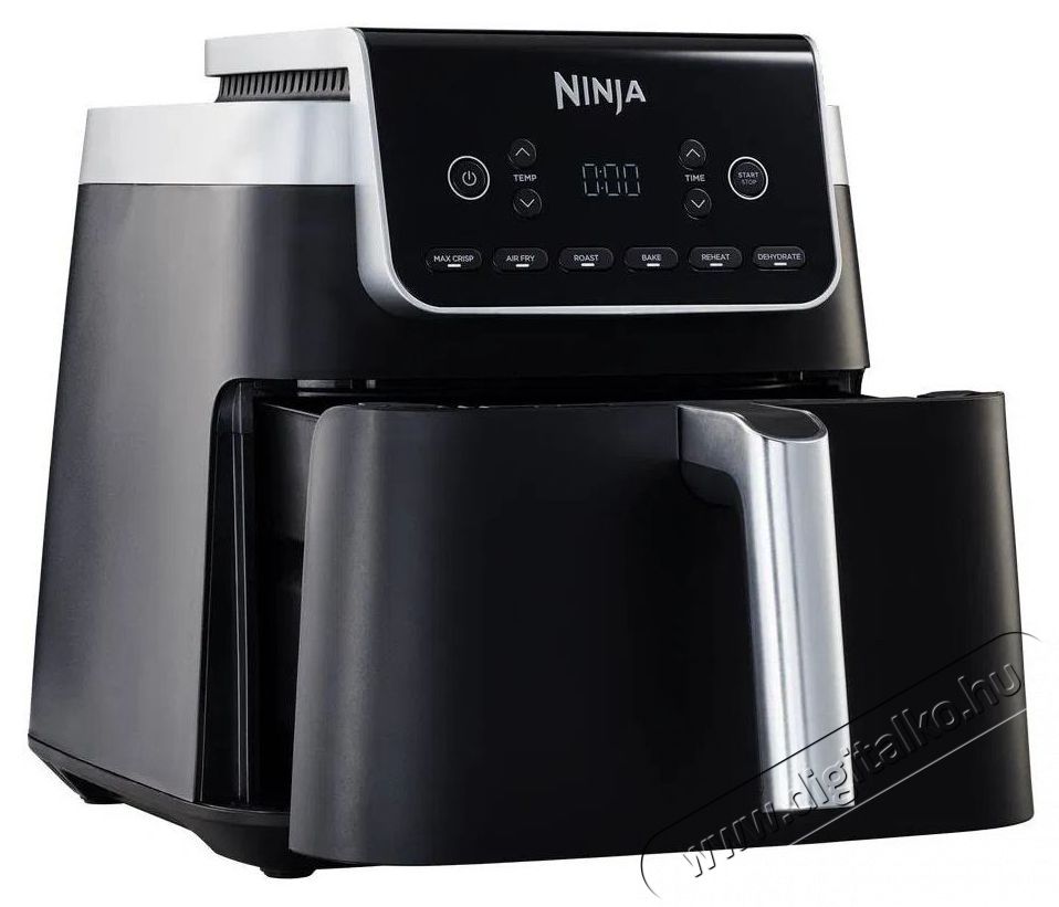 Ninja AF180EU fekete/ez&uuml;st Konyhai term&eacute;kek - Konyhai kisg&eacute;p (s&uuml;t&eacute;s / főz&eacute;s / hűt&eacute;s / &eacute;telk&eacute;sz&iacute;t&eacute;s) - Olajs&uuml;tő - 504823