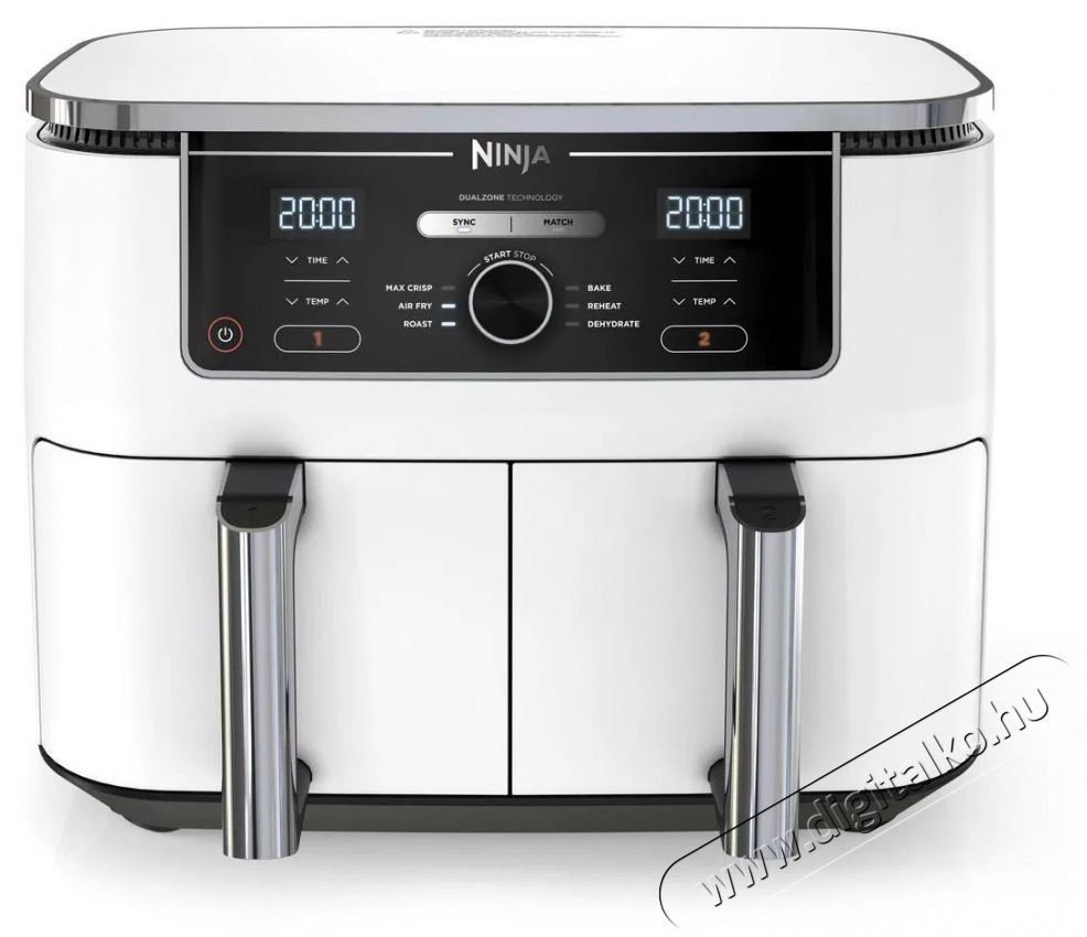 Ninja AF400EUWH feh&eacute;r/ez&uuml;st Konyhai term&eacute;kek - Konyhai kisg&eacute;p (s&uuml;t&eacute;s / főz&eacute;s / hűt&eacute;s / &eacute;telk&eacute;sz&iacute;t&eacute;s) - Olajs&uuml;tő - 504821