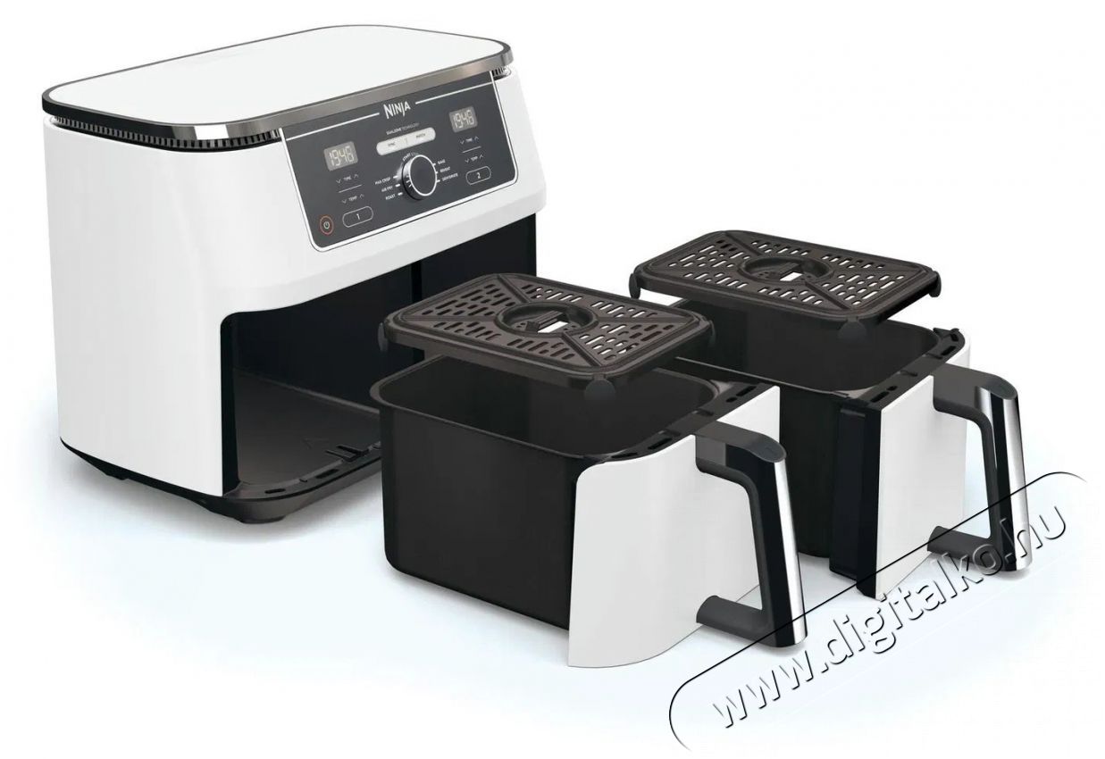 Ninja AF400EUWH feh&eacute;r/ez&uuml;st Konyhai term&eacute;kek - Konyhai kisg&eacute;p (s&uuml;t&eacute;s / főz&eacute;s / hűt&eacute;s / &eacute;telk&eacute;sz&iacute;t&eacute;s) - Olajs&uuml;tő - 504821
