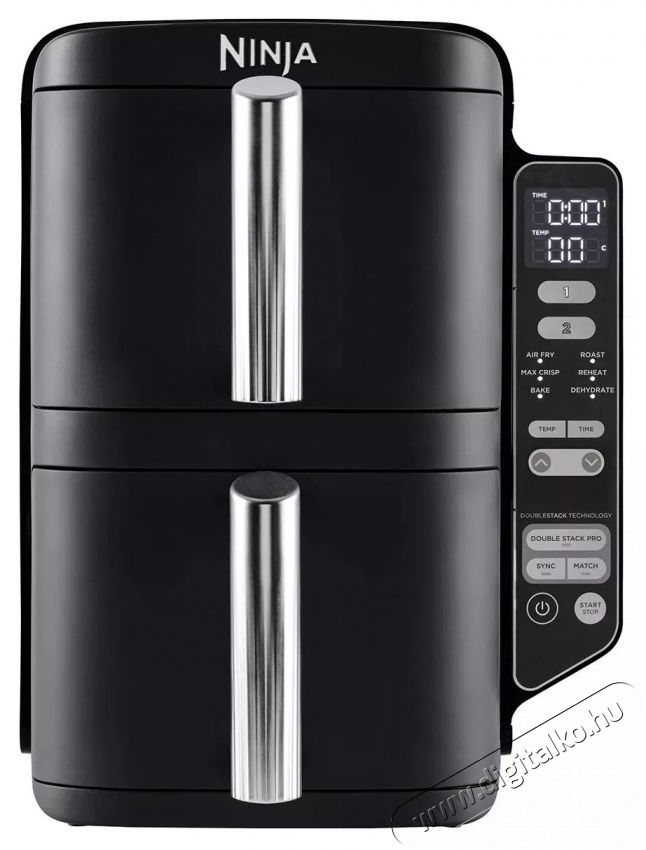 Ninja SL300EU fekete/ez&uuml;st Konyhai term&eacute;kek - Konyhai kisg&eacute;p (s&uuml;t&eacute;s / főz&eacute;s / hűt&eacute;s / &eacute;telk&eacute;sz&iacute;t&eacute;s) - Olajs&uuml;tő - 504825