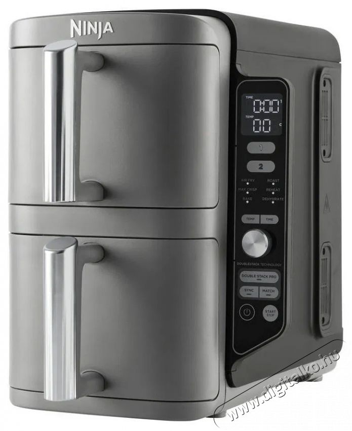 Ninja SL400EU fekete/ez&uuml;st Konyhai term&eacute;kek - Konyhai kisg&eacute;p (s&uuml;t&eacute;s / főz&eacute;s / hűt&eacute;s / &eacute;telk&eacute;sz&iacute;t&eacute;s) - Olajs&uuml;tő - 504824