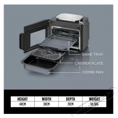Ninja SFP700EU Combi Mini S&uuml;tő Konyhai term&eacute;kek - Konyhai kisg&eacute;p (s&uuml;t&eacute;s / főz&eacute;s / hűt&eacute;s / &eacute;telk&eacute;sz&iacute;t&eacute;s) - L&eacute;gkever&eacute;ses főzőg&eacute;p / elektromos kukta / multifunkci&oacute;s s&uuml;tő - 505203