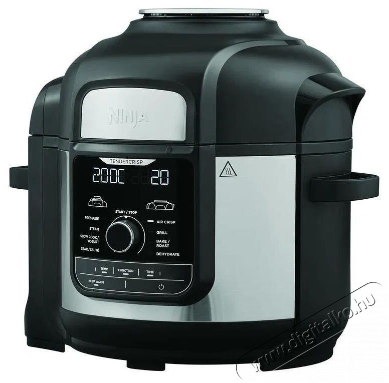Ninja OP500EU Foodi MAX Multicooker 9in1 - 7, 5L - Kukta funkci&oacute;val Konyhai term&eacute;kek - Konyhai kisg&eacute;p (s&uuml;t&eacute;s / főz&eacute;s / hűt&eacute;s / &eacute;telk&eacute;sz&iacute;t&eacute;s) - L&eacute;gkever&eacute;ses főzőg&eacute;p / elektromos kukta / multifunkci&oacute;s s&uuml;tő - 505528