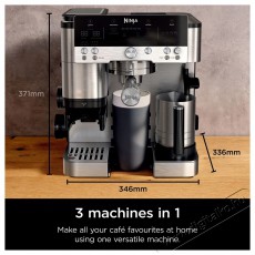 Ninja ES601EU Luxe&trade; Caf&eacute; Premier 3in1 &Uacute;jdons&aacute;gok - &Uacute;j term&eacute;kek - 512745