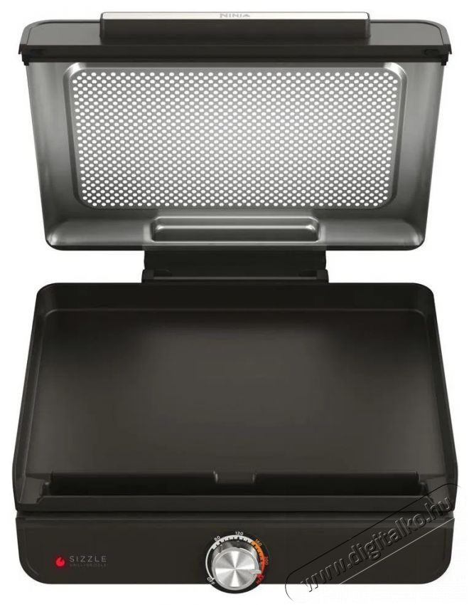 Ninja Shark  Sizzle&trade; GR101EU sz&uuml;rke/ez&uuml;st Konyhai term&eacute;kek - S&uuml;tő-főzőlap, tűzhely (szabadon&aacute;ll&oacute;) - Mini s&uuml;tő / mini grill / mini konyha - 529808