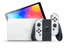 Nintendo Switch OLED Modell White Joy-Con J&aacute;t&eacute;kkonzol Iroda &eacute;s sz&aacute;m&iacute;t&aacute;stechnika - J&aacute;t&eacute;k konzol - Kontroller - 384703