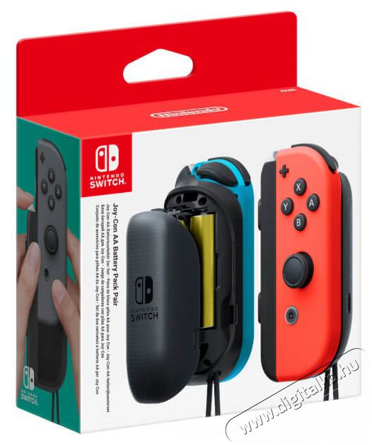 Nintendo Switch Joy-Con Kontroller AA elemes t&ouml;ltő p&aacute;r Iroda &eacute;s sz&aacute;m&iacute;t&aacute;stechnika - J&aacute;t&eacute;k konzol - Kieg&eacute;sz&iacute;tő - 385597