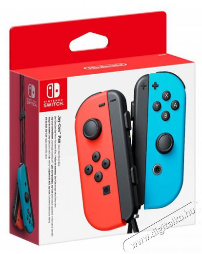 Nintendo Switch Joy-Con Neon Red/Neon Blue kontroller p&aacute;r Iroda &eacute;s sz&aacute;m&iacute;t&aacute;stechnika - J&aacute;t&eacute;k konzol - Kontroller - 385683