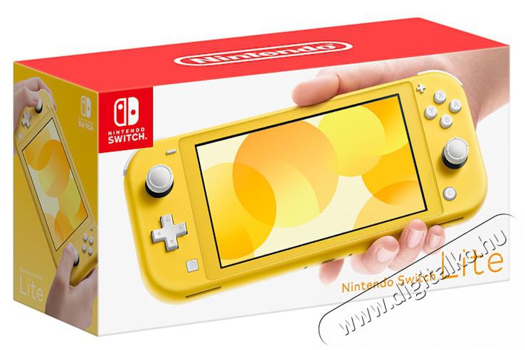 Nintendo Switch Lite s&aacute;rga j&aacute;t&eacute;kkonzol Iroda &eacute;s sz&aacute;m&iacute;t&aacute;stechnika - J&aacute;t&eacute;k konzol - Kieg&eacute;sz&iacute;tő - 385270