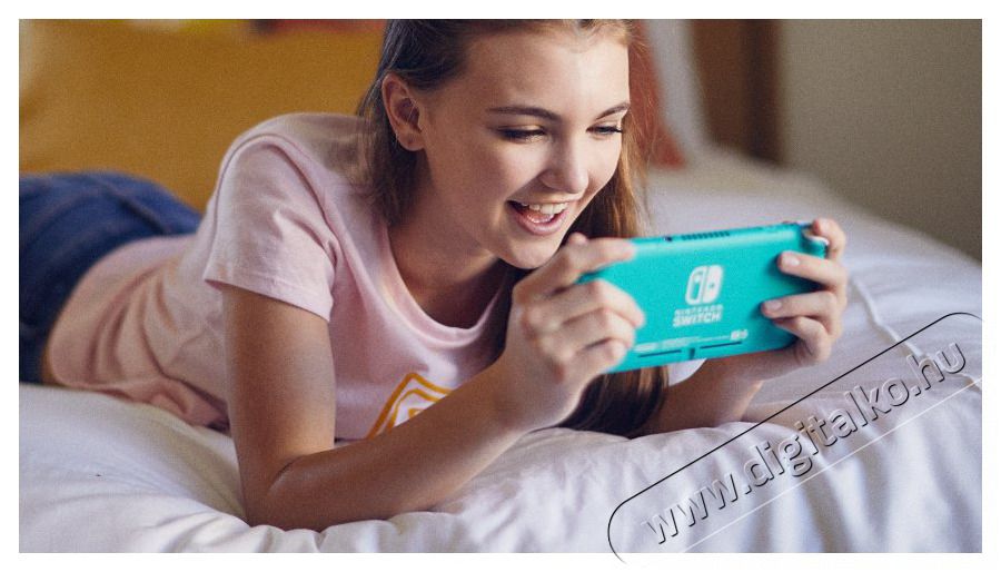 Nintendo Switch Lite t&uuml;rkiz J&aacute;t&eacute;kkonzol Iroda &eacute;s sz&aacute;m&iacute;t&aacute;stechnika - J&aacute;t&eacute;k konzol - Kieg&eacute;sz&iacute;tő - 385280