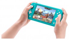 Nintendo Switch Lite t&uuml;rkiz J&aacute;t&eacute;kkonzol Iroda &eacute;s sz&aacute;m&iacute;t&aacute;stechnika - J&aacute;t&eacute;k konzol - Kieg&eacute;sz&iacute;tő - 385280