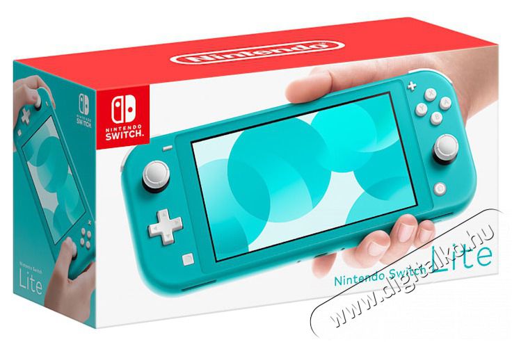 Nintendo Switch Lite t&uuml;rkiz J&aacute;t&eacute;kkonzol Iroda &eacute;s sz&aacute;m&iacute;t&aacute;stechnika - J&aacute;t&eacute;k konzol - Kieg&eacute;sz&iacute;tő - 385280