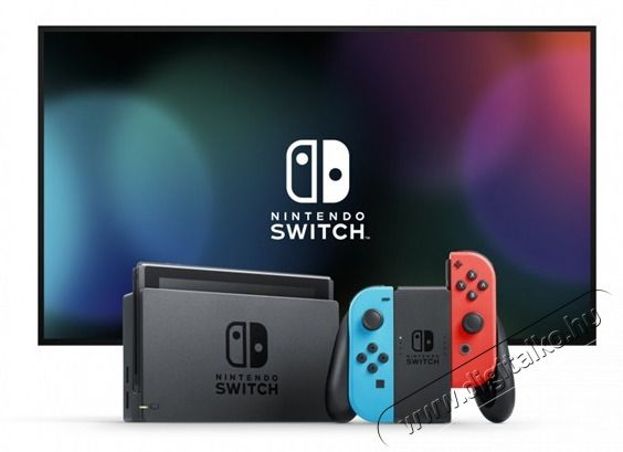 Nintendo Switch Neon Red & Blue Joy-Con j&aacute;t&eacute;kkonzol Iroda &eacute;s sz&aacute;m&iacute;t&aacute;stechnika - J&aacute;t&eacute;k konzol - Kieg&eacute;sz&iacute;tő - 418406