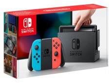 Nintendo Switch Neon Red & Blue Joy-Con j&aacute;t&eacute;kkonzol Iroda &eacute;s sz&aacute;m&iacute;t&aacute;stechnika - J&aacute;t&eacute;k konzol - Kieg&eacute;sz&iacute;tő - 418406