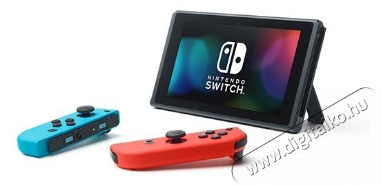 Nintendo Switch Neon Red & Blue Joy-Con j&aacute;t&eacute;kkonzol Iroda &eacute;s sz&aacute;m&iacute;t&aacute;stechnika - J&aacute;t&eacute;k konzol - Kieg&eacute;sz&iacute;tő - 418406