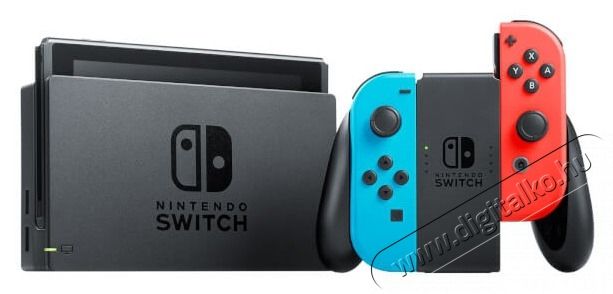 Nintendo Switch Neon Red & Blue Joy-Con j&aacute;t&eacute;kkonzol Iroda &eacute;s sz&aacute;m&iacute;t&aacute;stechnika - J&aacute;t&eacute;k konzol - Kieg&eacute;sz&iacute;tő - 418406