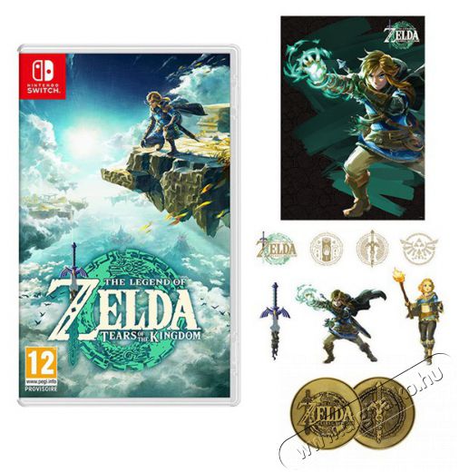 Nintendo The Legend of Zelda: Tears of the Kingdom Switch j&aacute;t&eacute;kszoftver Iroda &eacute;s sz&aacute;m&iacute;t&aacute;stechnika - J&aacute;t&eacute;k konzol - Kieg&eacute;sz&iacute;tő - 463425