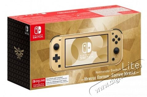 Nintendo Switch Lite Hyrule Edition j&aacute;t&eacute;kkonzol Iroda &eacute;s sz&aacute;m&iacute;t&aacute;stechnika - J&aacute;t&eacute;k konzol - Nintendo Switch konzol - 508438
