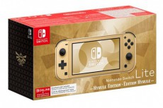 Nintendo Switch Lite Hyrule Edition játékkonzol Iroda és számítástechnika - Játék konzol - Nintendo Switch konzol - 508438