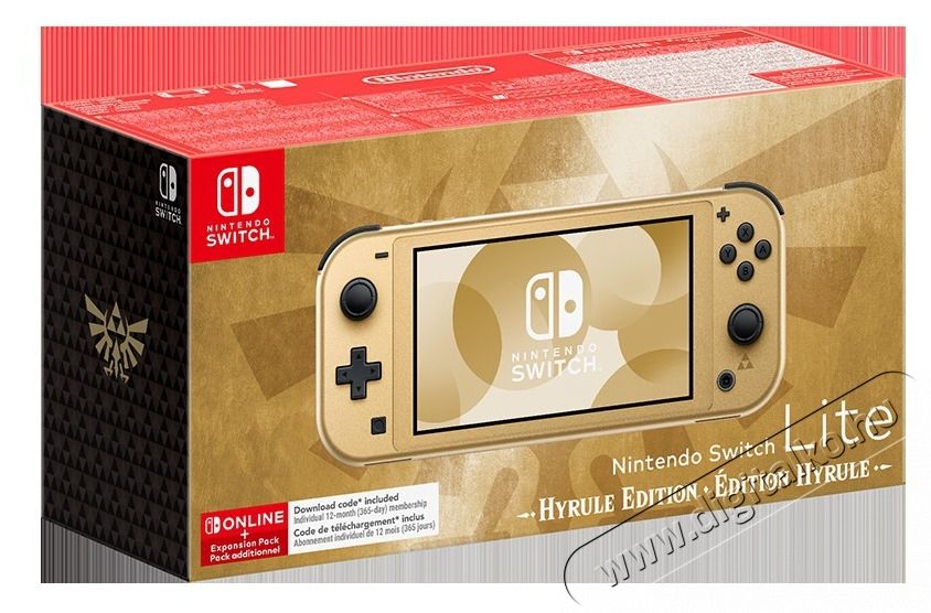 Nintendo Switch Lite Hyrule Edition j&aacute;t&eacute;kkonzol Iroda &eacute;s sz&aacute;m&iacute;t&aacute;stechnika - J&aacute;t&eacute;k konzol - Nintendo Switch konzol - 508438