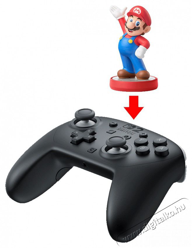 Nintendo Switch 2 Pro kontroller Iroda &eacute;s sz&aacute;m&iacute;t&aacute;stechnika - J&aacute;t&eacute;k konzol - Nintendo Switch konzol - 514077