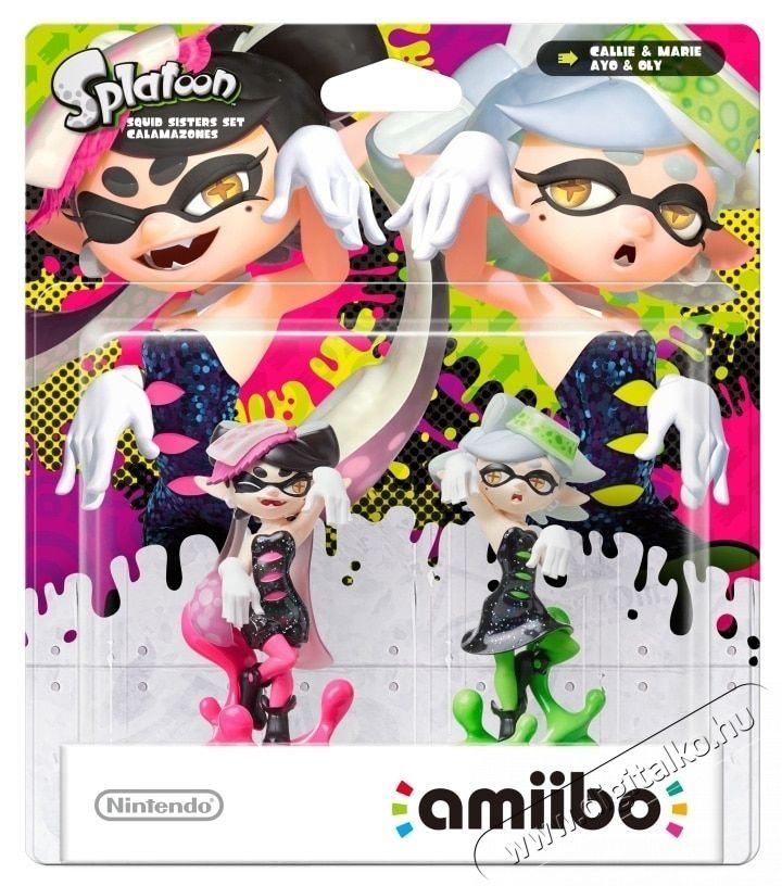 Nintendo Amiibo Callie   Marie Splatoon figura H&aacute;ztart&aacute;s / Otthon / K&uuml;lt&eacute;r - J&aacute;t&eacute;k / Sport - J&aacute;t&eacute;kfigura - 534561