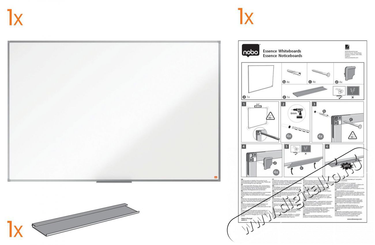 NOBO Essentials 1500x1000mm Iroda &eacute;s sz&aacute;m&iacute;t&aacute;stechnika - Egy&eacute;b sz&aacute;m&iacute;t&aacute;stechnikai term&eacute;k - 518420