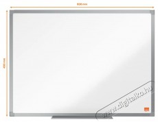 NOBO Essentials 60 &times; 45 cm, alum&iacute;nium keret m&aacute;gneses t&aacute;bla Iroda &eacute;s sz&aacute;m&iacute;t&aacute;stechnika - Egy&eacute;b sz&aacute;m&iacute;t&aacute;stechnikai term&eacute;k - 521926