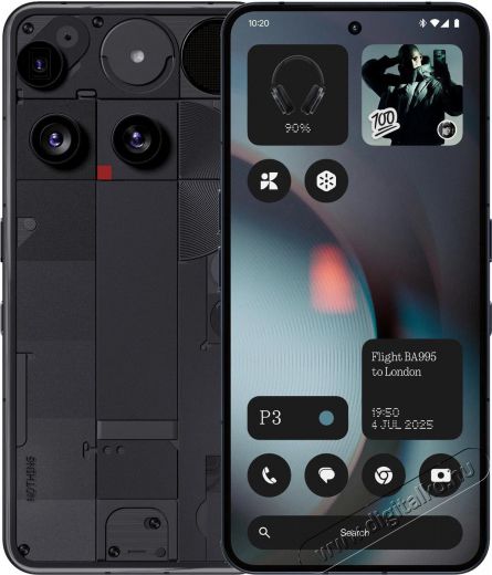 NOTHING Phone (3) 16GB/512GB Black Mobil / Kommunik&aacute;ci&oacute; / Smart - Okostelefon - Android - 521942