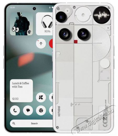 NOTHING Phone (3) 16GB/512GB White Mobil / Kommunik&aacute;ci&oacute; / Smart - Okostelefon - Android - 521945
