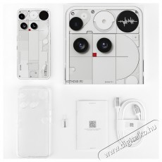 NOTHING Phone (3) 16GB/512GB White Mobil / Kommunik&aacute;ci&oacute; / Smart - Okostelefon - Android - 521945