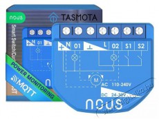 NOUS  B3T WiFi Tasmota Kapcsol&oacute; modul (2 csatorna, fogyaszt&aacute;sm&eacute;r&eacute;s) / Redőnyvez&eacute;rlő modul (1 csatorna, ESP32) - &Uacute;jdons&aacute;gok - &Uacute;j term&eacute;kek - 521951