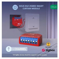 NOUS  B4Z ZigBee Okos redőnyvez&eacute;rlő modul H&aacute;ztart&aacute;s / Otthon / K&uuml;lt&eacute;r - Okos otthon - Kieg&eacute;sz&iacute;tő - 521953