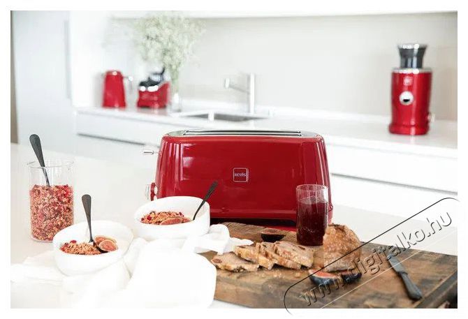 Novis Toaster T4, piros Konyhai kisg&eacute;p (s&uuml;t&eacute;s / főz&eacute;s / hűt&eacute;s / &eacute;telk&eacute;sz&iacute;t&eacute;s) &Uacute;jdons&aacute;gok - &Uacute;j term&eacute;kek - 521956