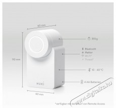 Nuki  Smart Lock GO H&aacute;ztart&aacute;s / Otthon / K&uuml;lt&eacute;r - Biztons&aacute;gtechnika - Kieg&eacute;sz&iacute;tő - 519587