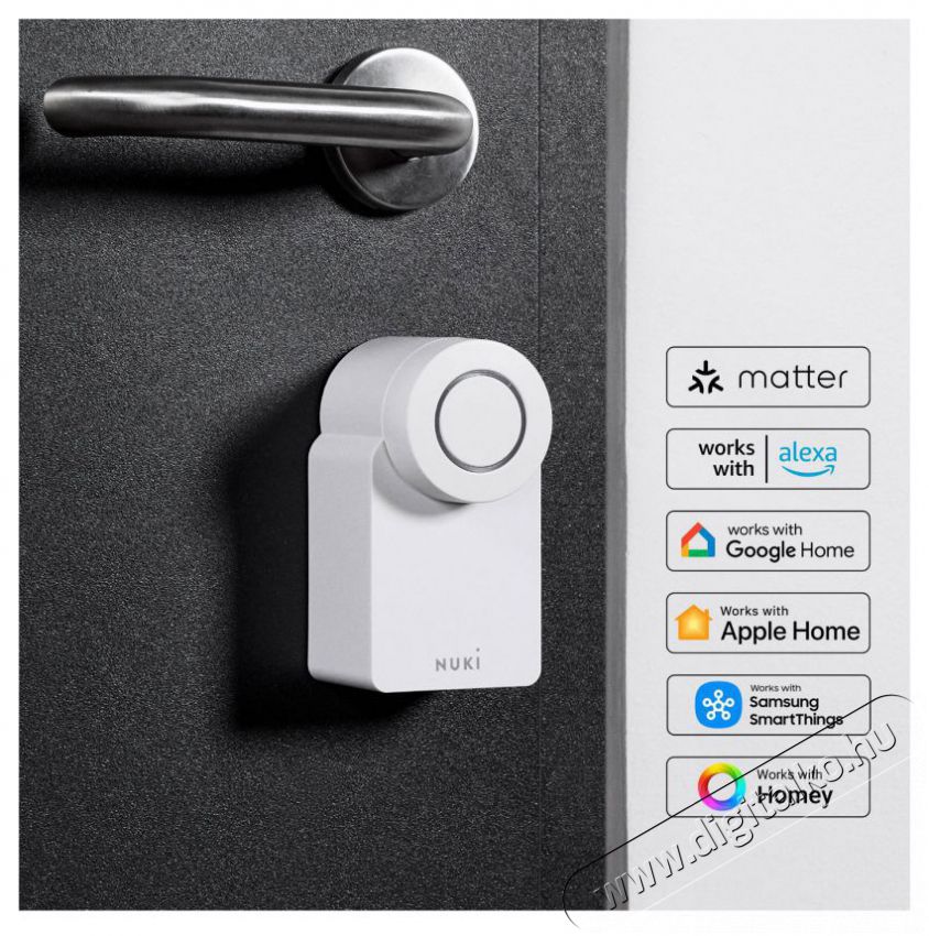 Nuki  Smart Lock GO H&aacute;ztart&aacute;s / Otthon / K&uuml;lt&eacute;r - Biztons&aacute;gtechnika - Kieg&eacute;sz&iacute;tő - 519587