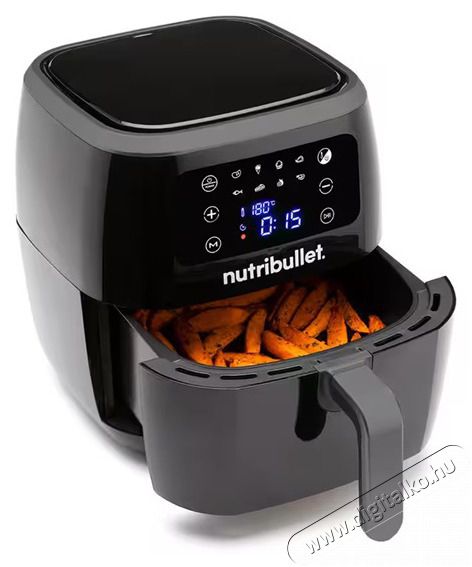 Nutribullet NBA071B fekete 7 L forr&oacute;levegős s&uuml;tő Konyhai term&eacute;kek - Konyhai kisg&eacute;p (s&uuml;t&eacute;s / főz&eacute;s / hűt&eacute;s / &eacute;telk&eacute;sz&iacute;t&eacute;s) - L&eacute;gkever&eacute;ses főzőg&eacute;p / elektromos kukta / multifunkci&oacute;s s&uuml;tő - 500538