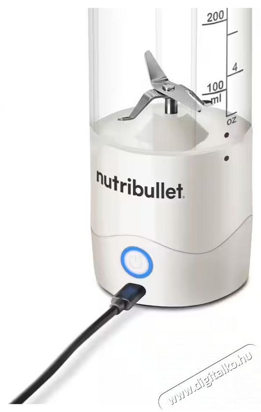 Nutribullet Protable NBP003W hordozhat&oacute; feh&eacute;r turmixg&eacute;p Konyhai term&eacute;kek - Konyhai kisg&eacute;p (elők&eacute;sz&iacute;t&eacute;s / feldolgoz&aacute;s) - Turmixg&eacute;p - 502398