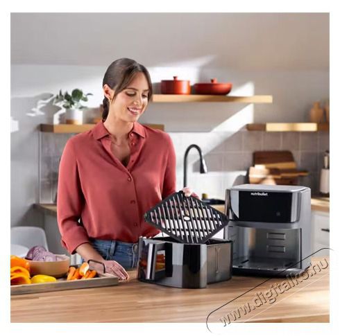 Nutribullet NBA0811DG FORR&Oacute;LEVEGŐS S&Uuml;TŐ Konyhai term&eacute;kek - Konyhai kisg&eacute;p (s&uuml;t&eacute;s / főz&eacute;s / hűt&eacute;s / &eacute;telk&eacute;sz&iacute;t&eacute;s) - L&eacute;gkever&eacute;ses főzőg&eacute;p / elektromos kukta / multifunkci&oacute;s s&uuml;tő - 506749