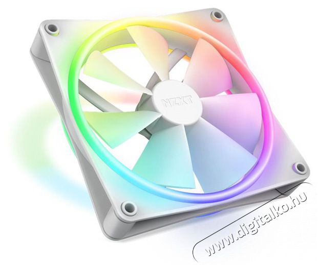 NZXT 140 mm Aer RGB 3 Double feh&eacute;r hűtőventil&aacute;tor Iroda &eacute;s sz&aacute;m&iacute;t&aacute;stechnika - Sz&aacute;m&iacute;t&oacute;g&eacute;p tartoz&eacute;k - Ventil&aacute;tor - 497994