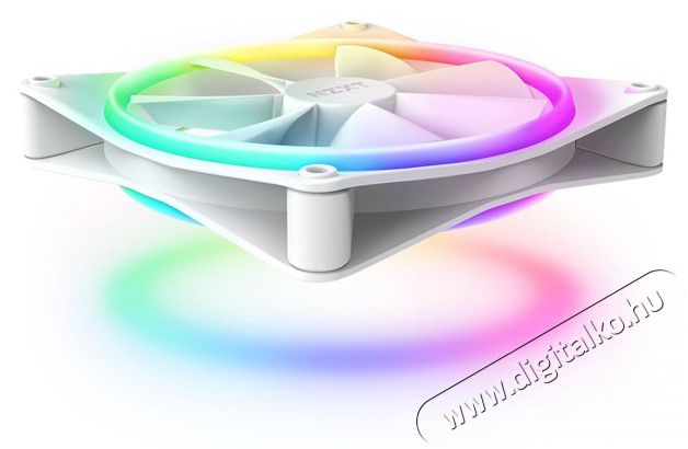 NZXT 140 mm Aer RGB 3 Double feh&eacute;r hűtőventil&aacute;tor Iroda &eacute;s sz&aacute;m&iacute;t&aacute;stechnika - Sz&aacute;m&iacute;t&oacute;g&eacute;p tartoz&eacute;k - Ventil&aacute;tor - 497994