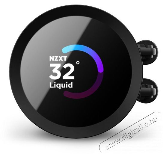 NZXT Kraken 280 280mm 2x140mm AIO fekete v&iacute;zhűt&eacute;ses processzor hűtő Iroda &eacute;s sz&aacute;m&iacute;t&aacute;stechnika - Sz&aacute;m&iacute;t&oacute;g&eacute;p tartoz&eacute;k - Processzor - 497991