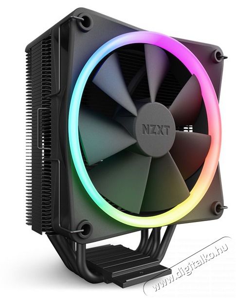 NZXT T120 120mm RGB fekete processzor hűtő Iroda &eacute;s sz&aacute;m&iacute;t&aacute;stechnika - Sz&aacute;m&iacute;t&oacute;g&eacute;p tartoz&eacute;k - Processzor - 497988