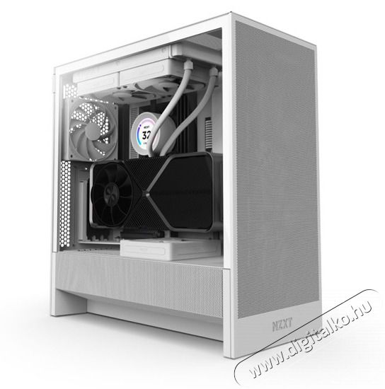 NZXT H5 Flow (2024) feh&eacute;r (t&aacute;p n&eacute;lk&uuml;li) ablakos mATX h&aacute;z Iroda &eacute;s sz&aacute;m&iacute;t&aacute;stechnika - Sz&aacute;m&iacute;t&oacute;g&eacute;p tartoz&eacute;k - Sz&aacute;m&iacute;t&oacute;g&eacute;ph&aacute;z - 516248