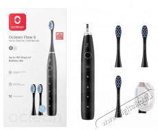 OCLEAN Flow S Black Elektromos fogkefe Sz&eacute;ps&eacute;g&aacute;pol&aacute;s / Eg&eacute;szs&eacute;g - Sz&aacute;j / fog &aacute;pol&aacute;s - Elektromos fogkefe - 525420