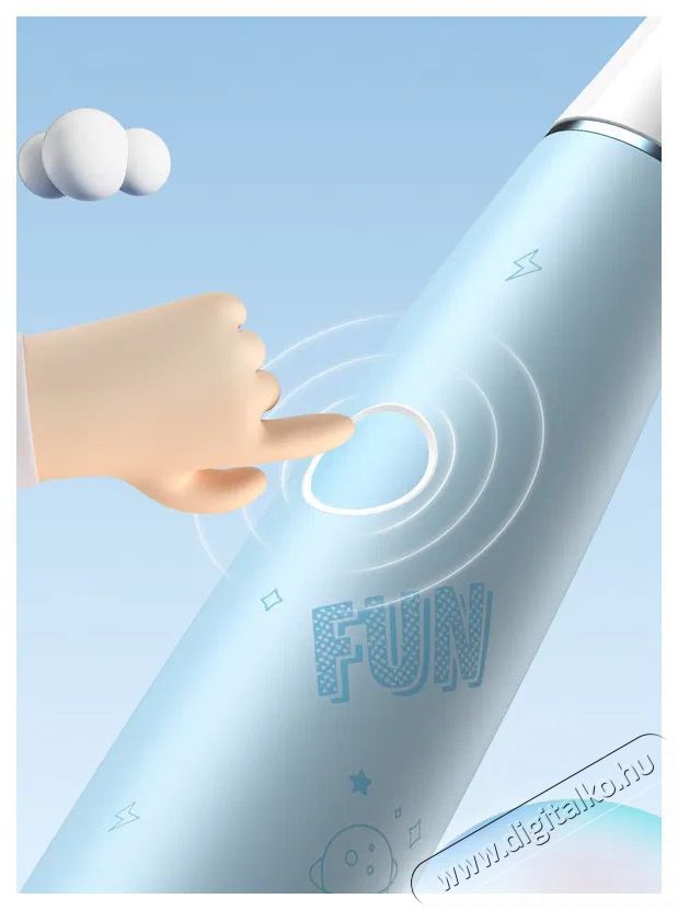 OCLEAN Junior Electric Toothbrush White Elektromos fogkefe Sz&eacute;ps&eacute;g&aacute;pol&aacute;s / Eg&eacute;szs&eacute;g - Sz&aacute;j / fog &aacute;pol&aacute;s - Elektromos fogkefe - 525423