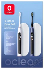 OCLEAN X Lite S Duo Set, Dark Blue+Grey Elektromos fogkefe Sz&eacute;ps&eacute;g&aacute;pol&aacute;s / Eg&eacute;szs&eacute;g - Sz&aacute;j / fog &aacute;pol&aacute;s - Elektromos fogkefe - 525430